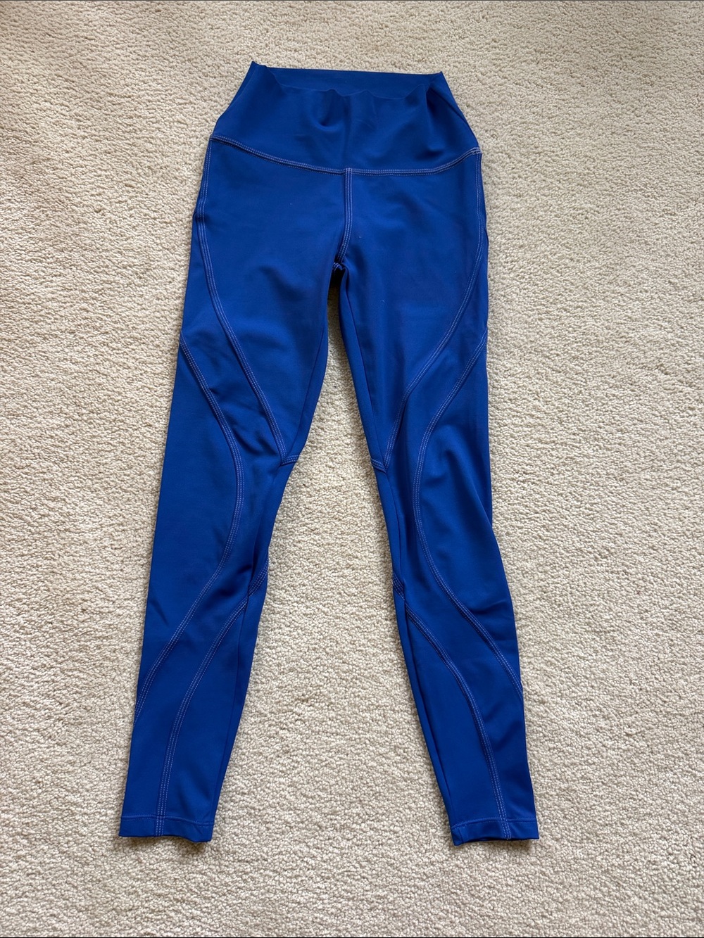 High-Waist Performance Leggings in Royal Blue